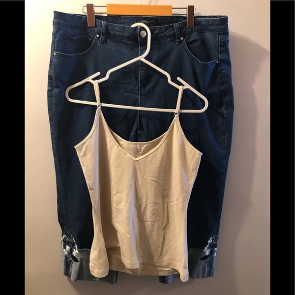 Simon Chans Denim & Jacob Connexion Top both - Picture 2 of 13
